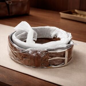 Men's Brown Leather Belt